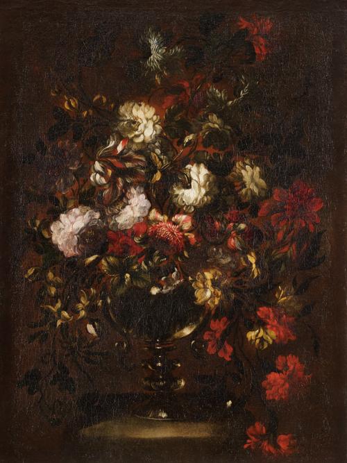 GABRIEL DE LA CORTE (Madrid, 1648 - 1694), Florero , Óleo s