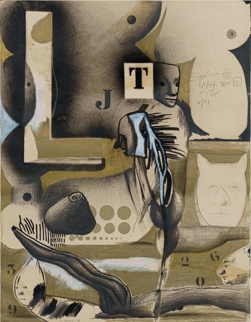 Javier Pagola (San Sebastián, 1955), Sin título, Dibujo sob