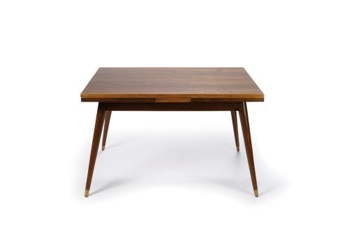 Mesa de comedor de estilo escandinavo de madera de palisand