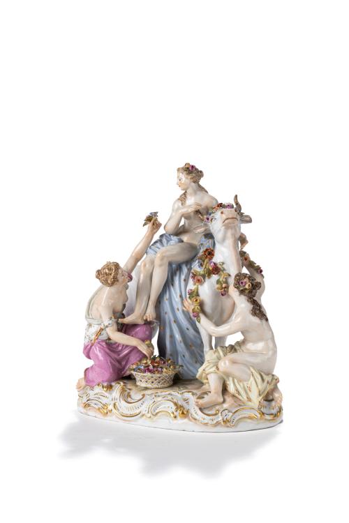 Grupo de porcelana de Meissen (1860-1924)