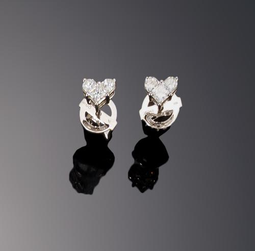 Pendientes de diamantes