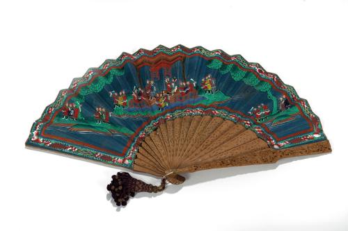 13   -  <p><span class="object_title">Abanico chino perición de los llamados "mil caras", Cantón,  C.1860.</span><br></p>